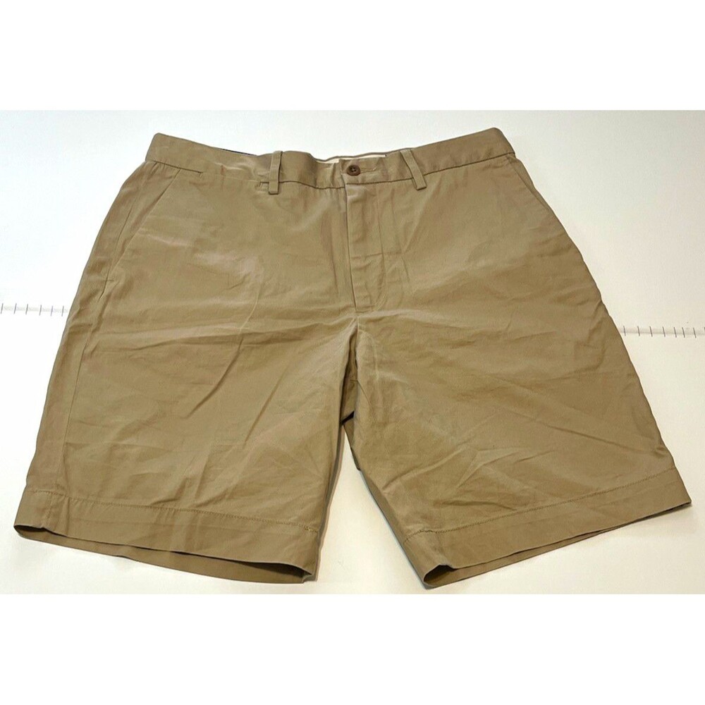Polo Ralph Lauren Men’s Beige Chino Shorts Solid Classic Fit Stretch SIZE:31"